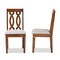 Baxton Studio Cherese Modern and Contemporary Grey Fabric and Walnut Brown Finished Wood 2-Piece Dining Chair Set 183-10545-Zoro - alternate 4